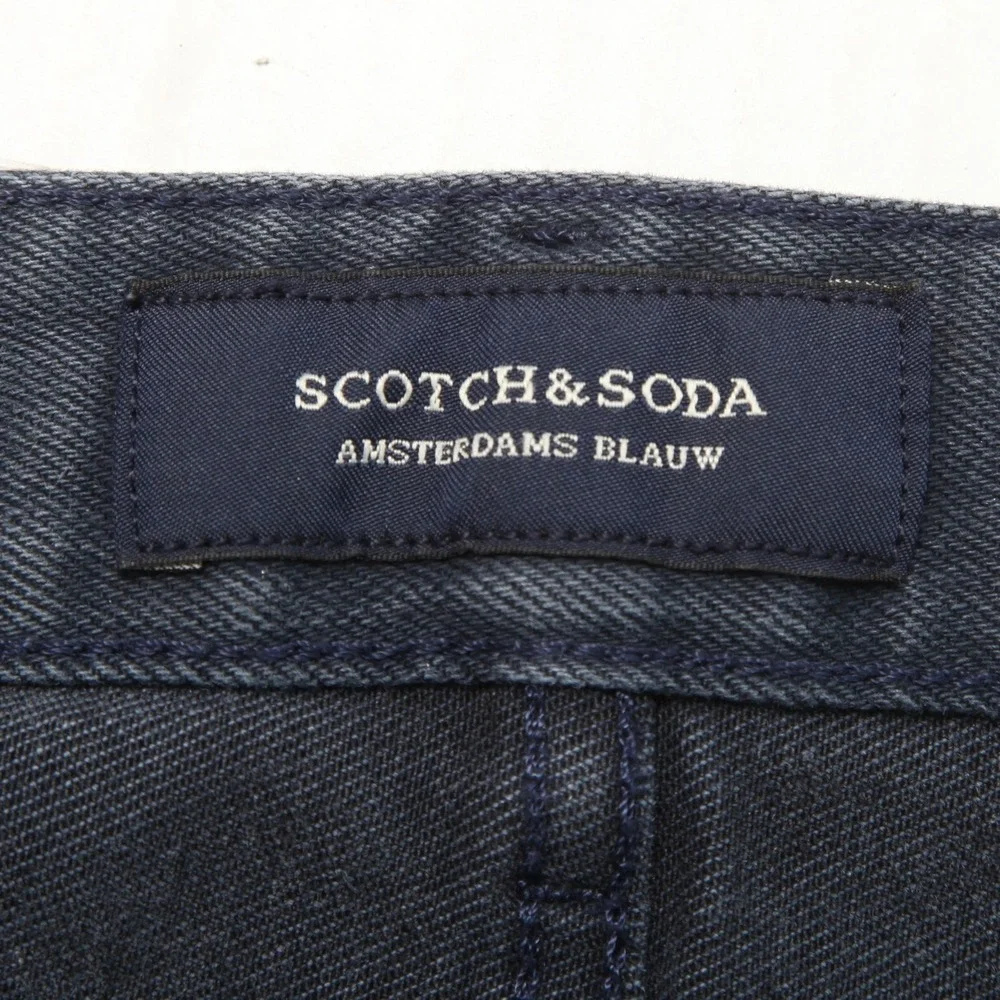 Scotch & Soda Ralston Jeans Mens 31x34 Gray Stretch Denim Button Fly Pants